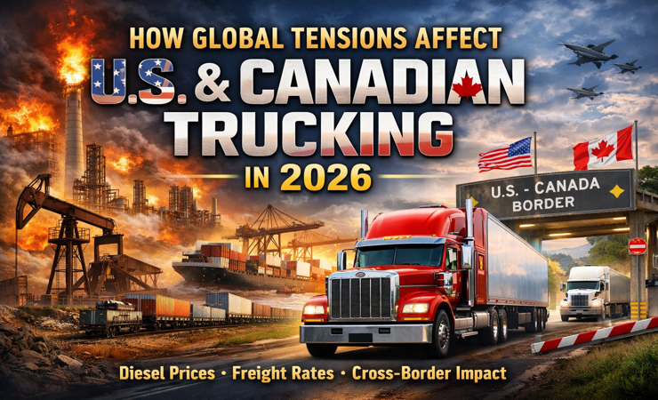 How Global Tensions Affect U.S. & Canadian Trucking in 2026